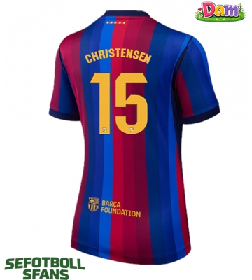 Barcelona Andreas Christensen #15 Hemmatröja Kvinnor 2026-27 Kortärmad